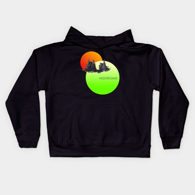 Nostromo Classic Kids Hoodie by dogeandpepe